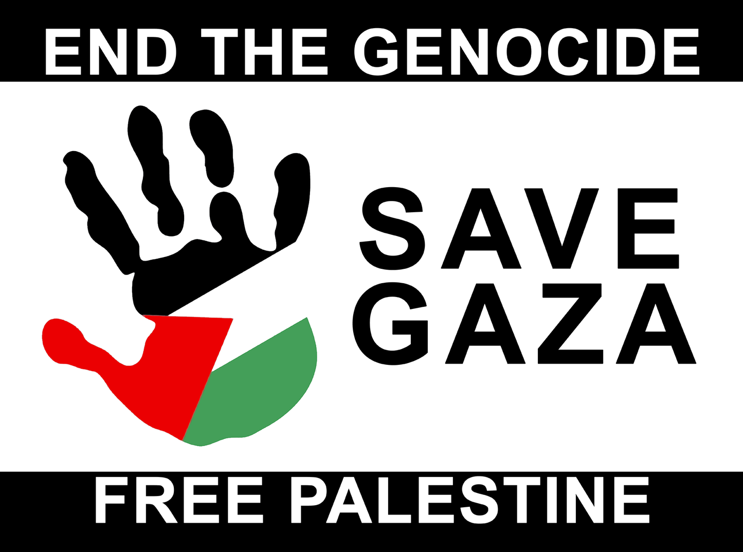 Save Gaza Sign
